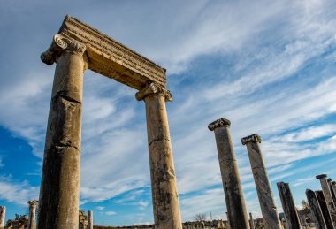 Antalya, hindi. Şubat 04, 2018. Perge Antik Kenti, Antalya - Türkiye.