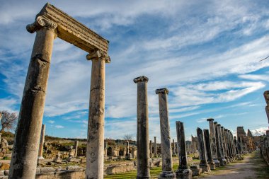 Antalya, hindi. Şubat 04, 2018. Perge Antik Kenti, Antalya - Türkiye.