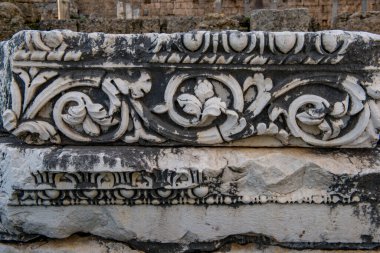 Antalya, hindi. Şubat 04, 2018. Perge Antik Kenti, Antalya - Türkiye.