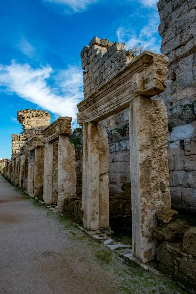 Antalya Turquía Febrero 2018 Perge Ancient City Antalya Turquía — Foto de Stock