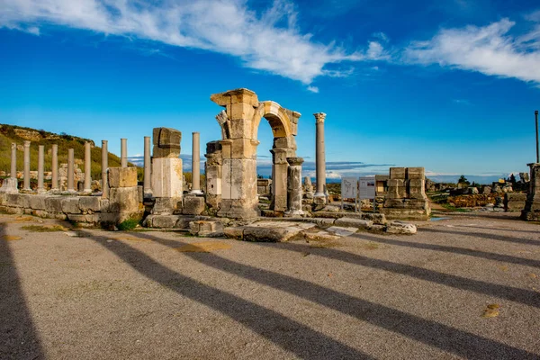 Antalya Turchia Febbraio 2018 Perge Ancient City Antalya Turchia — Foto Stock