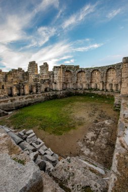 Antalya, hindi. Şubat 04, 2018. Perge Antik Kenti, Antalya - Türkiye.