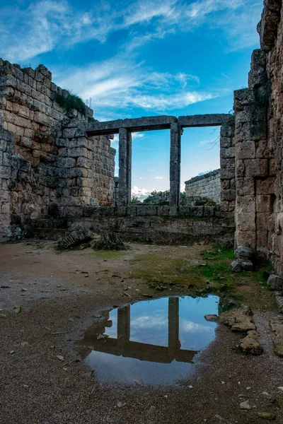 Antalya Turkije Februari 2018 Perge Ancient City Antalya Turkije — Stockfoto