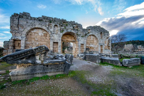 Antalya Turecko Února2018 Perge Ancient City Antalya Turecko — Stock fotografie