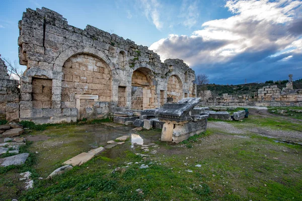 Antalya Turki Februari 2018 Perge Ancient City Antalya Turki — Stok Foto