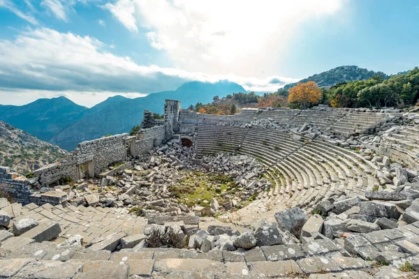 Antalya Turkije December 2017 Het Amfitheater Termessos Ancient City Antalya — Stockfoto