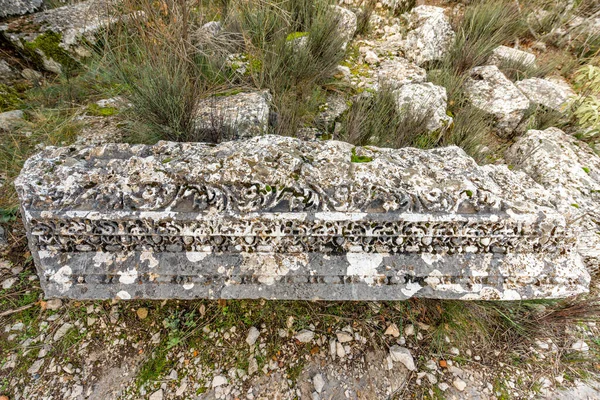 Antalya Turchia Dicembre 2017 Anfiteatro Nella Città Antica Termessos Antalya — Foto Stock