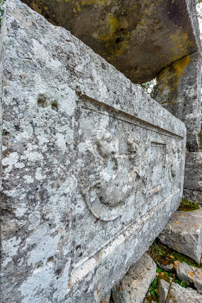 Antalya Turquía Diciembre 2017 Anfiteatro Termessos Ancient City Antalya Turquía —  Fotos de Stock