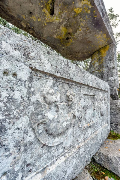 Antalya Turkiet December 2017 Amfiteatern Termessos Ancient City Antalya Turkiet — Stockfoto