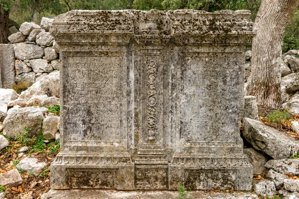 Antalya Turkey December 2017 Amphitheatre Termessos Ancient City Antalya Turkey — Stock Photo, Image