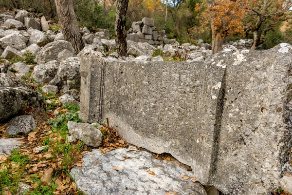 Antalya Hindi Aralık 2017 Antalya Nın Termessos Antik Kenti Ndeki — Stok fotoğraf