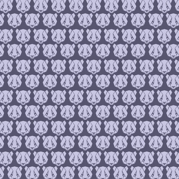 팬더 디자인 배경 패턴 — 스톡 사진
