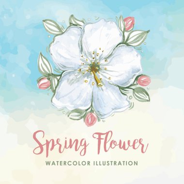 Çiçekli renkli davetiye selamlar 