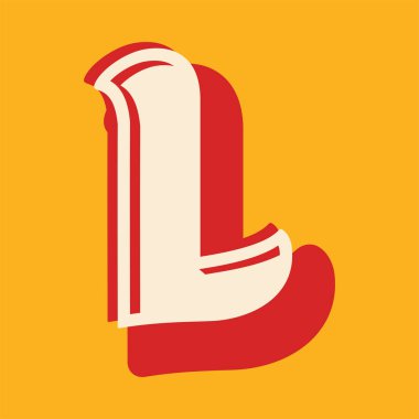 Alfabe tasarım vektör toplama el işi