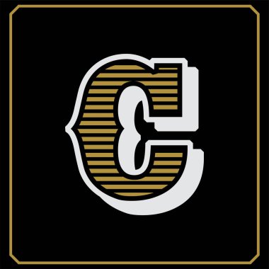 Alfabe tasarım vektör toplama el işi