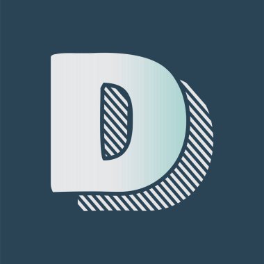 Alfabe tasarım vektör toplama el işi