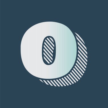 Alfabe tasarım vektör toplama el işi