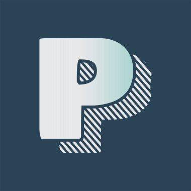 Alfabe tasarım vektör toplama el işi