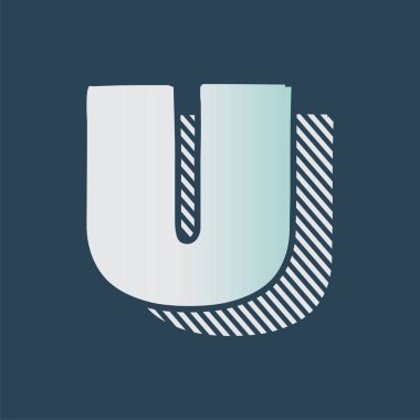 Alfabe tasarım vektör toplama el işi