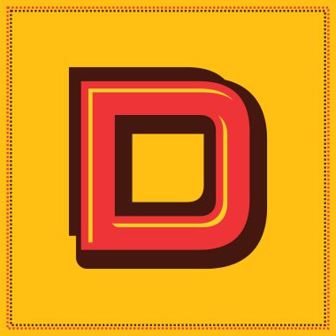 Alfabe tasarım vektör toplama el işi