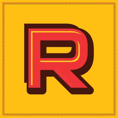 Alfabe tasarım vektör toplama el işi