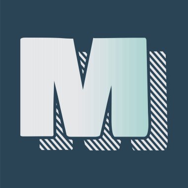 Alfabe tasarım vektör toplama el işi