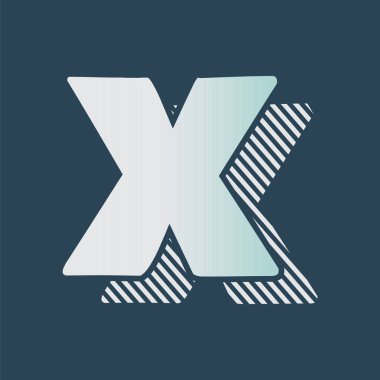 Alfabe tasarım vektör toplama el işi