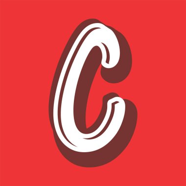 Alfabe tasarım vektör toplama el işi