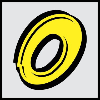 Alfabe tasarım vektör toplama el işi