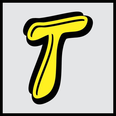 Alfabe tasarım vektör toplama el işi