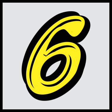 Alfabe tasarım vektör toplama el işi