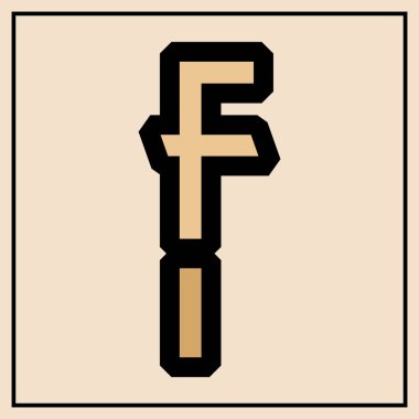 Alfabe tasarım vektör toplama el işi