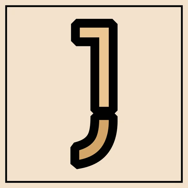 Alphabet design collection vectorielle artisanale — Image vectorielle