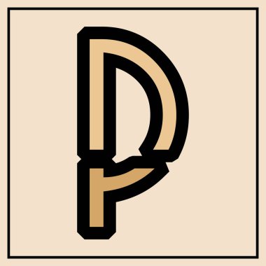 Alfabe tasarım vektör toplama el işi