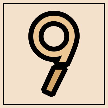 Alfabe tasarım vektör toplama el işi