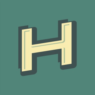 Alfabe tasarım vektör toplama el işi