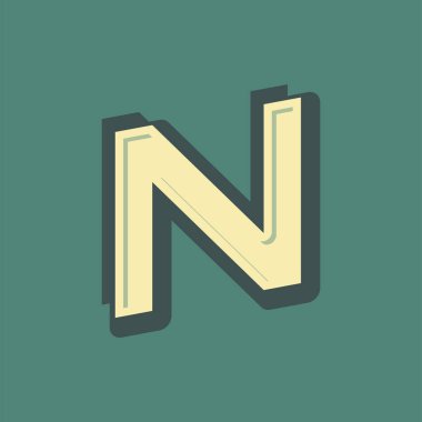 Alfabe tasarım vektör toplama el işi