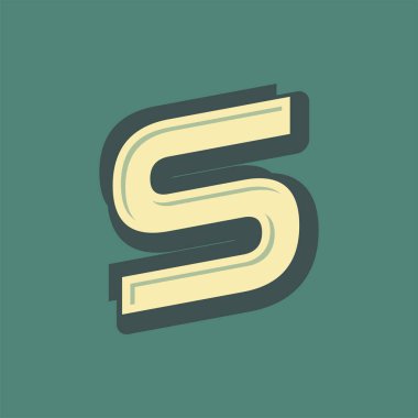 Alfabe tasarım vektör toplama el işi