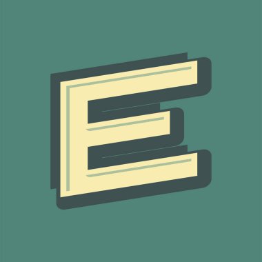 Alfabe tasarım vektör toplama el işi