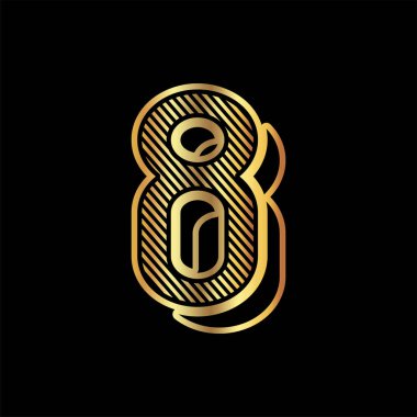 Alfabe tasarım vektör toplama el işi