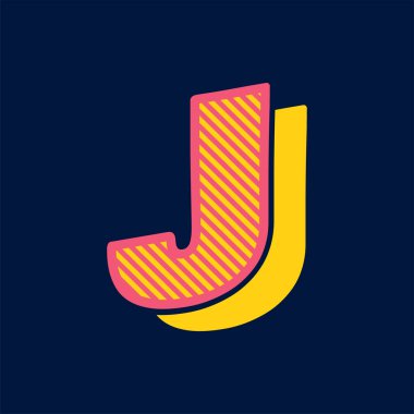 Alfabe tasarım vektör toplama el işi