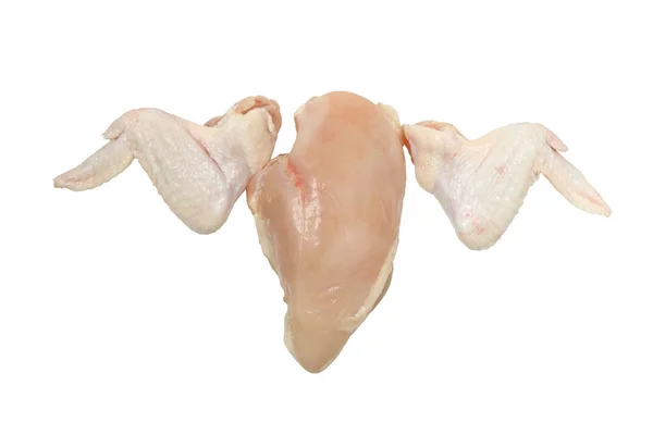 Kippenvleugels en filet — Stockfoto
