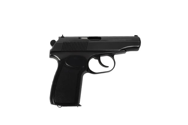 Pistola su bianco — Foto Stock