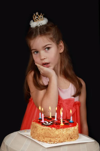 Princess birthday cake — Stock Photo, Image