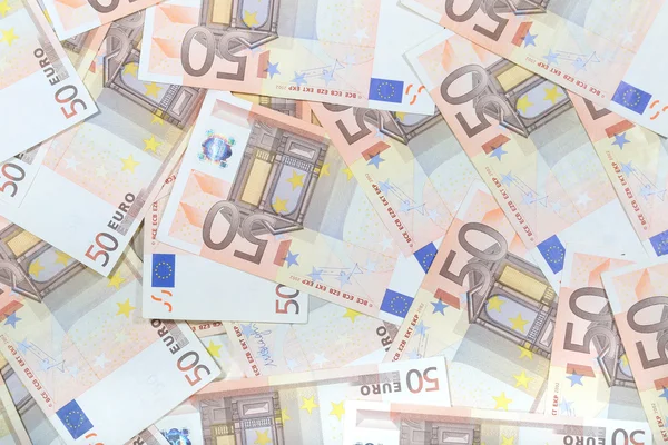 Euro banknotes background — Stock Photo, Image