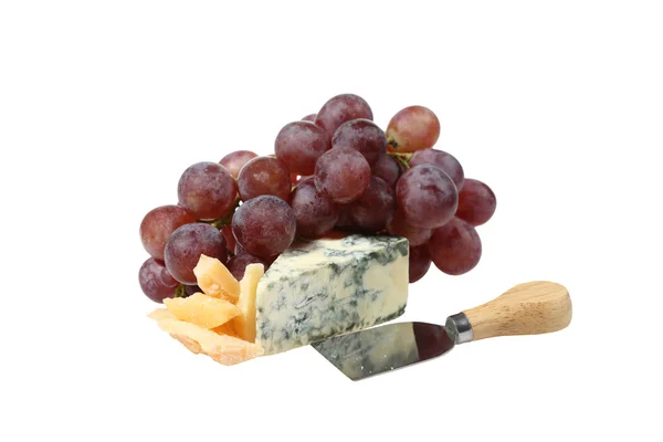 Grape and cheese — Stock Photo, Image