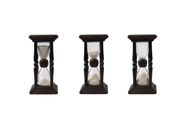 Hourglasses zaman kavramı — Stok fotoğraf
