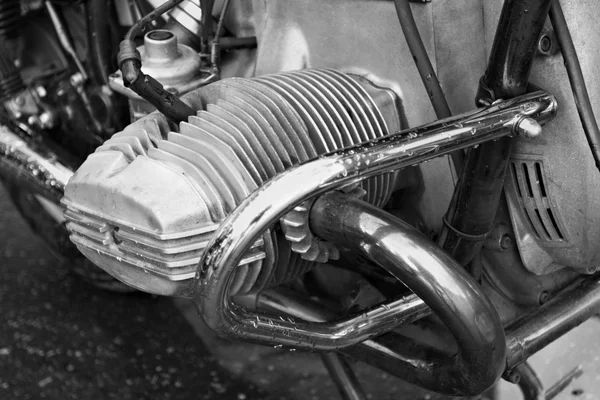 Motore moto primo piano — Foto Stock