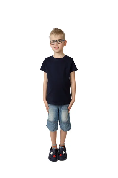 Schattige jongen poseren — Stockfoto