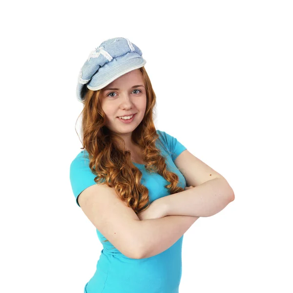 Young pretty girl isolated — Stock Photo, Image